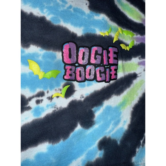 Disney 2022 Oogie Boogie Bash Tie-Dye Halloween Glow‎ In The Dark Spirit Jersey - Picture 6 of 11